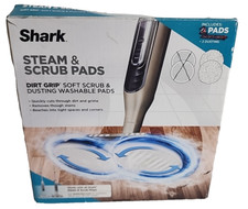 Shark Steam Dirt Grip 2 almofadas laváveis *SOMENTE DUAS ALMOFADAS DE PÓ*LEIA (T141) comprar usado  Enviando para Brazil