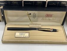Caneta esferográfica Cross Century preta fosca e dourada nova na caixa feita nos EUA Pepsi comprar usado  Enviando para Brazil