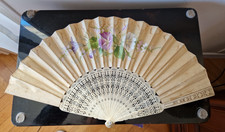 Ancien eventail motif d'occasion  Cosne-Cours-sur-Loire
