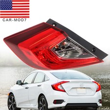 Usado, Lanterna traseira lateral esquerda para motorista LH para 2016-21 Honda Civic conjunto de lâmpada traseira externa comprar usado  Enviando para Brazil