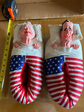 Chinelos grandes 1988 President George & Barbara Bush cerca de 12 polegadas de comprimento comprar usado  Enviando para Brazil