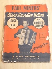 Método de acordeão para piano Paul Miners 52 aulas completas parte um comprar usado  Enviando para Brazil