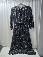 Black patterned pleated for sale  MIDDLESBROUGH