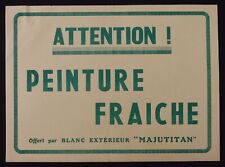 Large label attention d'occasion  Expédié en Belgium