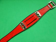 Bracelet cuir rouge d'occasion  Villeneuve-Loubet