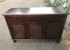 Solid wood sideboard for sale  SUDBURY