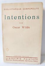 Intentions oscar wilde d'occasion  Champigny-sur-Marne