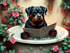 Rottweiler bath metal for sale  DUNSTABLE