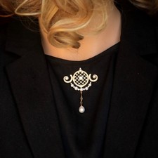 Broche doré longue d'occasion  Paris VI