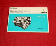 Ersatzteilliste deutz motor gebraucht kaufen Ersatzteilliste deutz motor gebraucht kaufen  Estorf