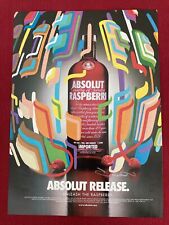 Usado, Absolut Raspberri Vodka Suécia “Absolut Release” 2004 anúncio impresso - comprar usado  Enviando para Brazil