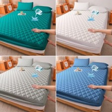 Protector de colchón engrosado impermeable suave y cómodo 1 pieza - Refrigeración Bedspre segunda mano  Embacar hacia Mexico