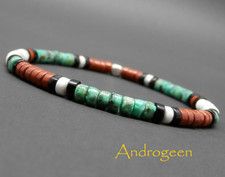 Bracelet heishi jaspe d'occasion  Saint-Cyprien