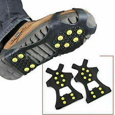 2x Apertos de Gelo Antiderrapantes Universal Picos de Neve Crampons Botas Apertos Chuteiras comprar usado  Enviando para Brazil