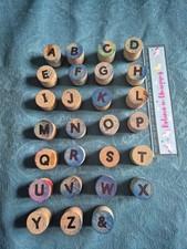 Wooden stamps alphabet for sale  NEWARK
