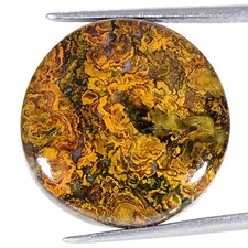 20,10 Cts Agata Ungherese Naturale Cabochon Rotondo Pietra Preziosa 20x5mm, używany na sprzedaż  Wysyłka do Poland