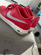 Nike red trainers for sale  CARDIFF