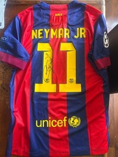 Maglia neymar autografata usato  Castellammare di Stabia