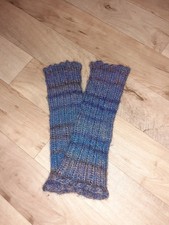 Blaue armstulpen wolle gebraucht kaufen  Much