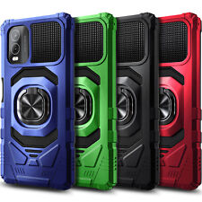 Capa telefone suporte anel à prova de choque com vidro temperado para Nokia C210 comprar usado  Enviando para Brazil