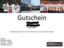 Gutschein vieten tours gebraucht kaufen  Wollmatingen
