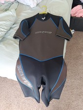 Usado, Terno de mergulho Dive N Surf 3/2 mm pele de neoprene preto e cinza adulto tamanho G comprar usado  Enviando para Brazil