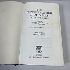 The Concise Oxford Dictionary 6ª edição por J B Sykes capa dura 1980 comprar usado  Enviando para Brazil