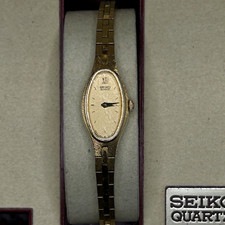 Relógio feminino vintage Seiko 1E20 - Autêntico banhado a ouro comprar usado  Enviando para Brazil