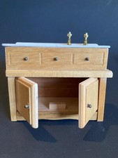 Pia/armário de cozinha miniatura escala 1:12 para casa de bonecas  comprar usado  Enviando para Brazil