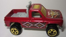 RODAS QUENTES CHEVY C 10 BYWAYMAN CAMINHÃO PARTE DA SÉRIE RODAS DE OURO VERMELHO SIMPLES comprar usado  Enviando para Brazil