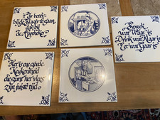 Five dutch tiles for sale  Omaha