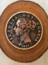 1855 halfpenny victoria for sale  LIVERPOOL