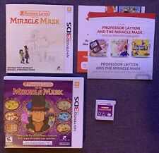 Professor Layton and the Miracle Mask - Nintendo 3DS, Testado, Autêntico comprar usado  Enviando para Brazil