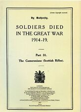 Cameronians scottish rifles for sale  AYR
