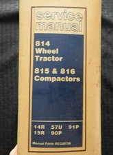 Caterpillar 814 Rueda Tractor 815 816 Compactador Manual Servo #14R 15R 57U 90P comprar usado  Enviando para Brazil