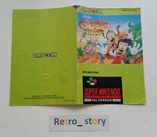 Super Nintendo SNES - Goof Troop - Notice / Instruction Manual - NOE, usado comprar usado  Enviando para Brazil