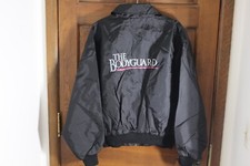 Jaqueta promocional/promocional vintage anos 90 Whitney Houston The Bodyguard masculina preta GG comprar usado  Enviando para Brazil