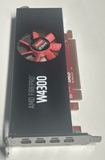 Placa de vídeo gráfica HP ATI AMD FirePro W4300 4GB DDR5 4xMINI DP PC perfil baixo comprar usado  Enviando para Brazil