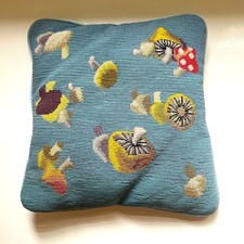 Needlepoint mushroom throw for sale  Grosse Pointe