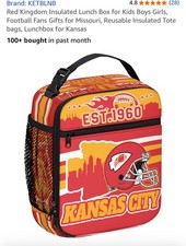 Usado, KETBLNB - Lancheira Isolada Kansas City Chiefs - (Futebol) comprar usado  Enviando para Brazil