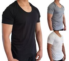 CAMISETA MASCULINA GOLA REDONDA POLIÉSTER SECAGEM RÁPIDA SLIM FIT P - XXL EURO CASUAL MUSCLE comprar usado  Enviando para Brazil