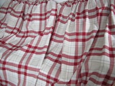 Pair checked curtains for sale  CHESTER