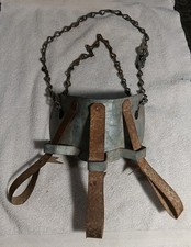 Máscara vintage Nu-Way Calf Weaner corrente picos pecuária... vaca novilha touro comprar usado  Enviando para Brazil