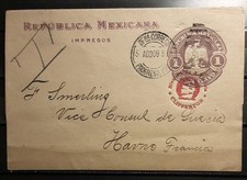 México 1909 Envoltório Publicitário (vice-cônsul) CLIPPERTON (Falso?), usado comprar usado  Enviando para Brazil