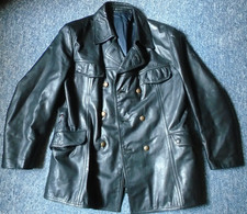 Polizei lederjacke lang gebraucht kaufen  Hagen