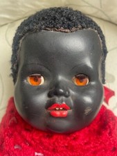 Vintage black composition for sale  NEWTON ABBOT