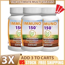1~3PACK IMMUNO 150 THE ULTIMATE MULTI VITAMINA, REFORÇO IMUNOLÓGICO, Expira em 2027, 150-CAP comprar usado  Enviando para Brazil