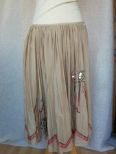 Jupe coton beige d'occasion  La Tronche