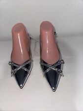 Silver pointed toe for sale  CHATHAM