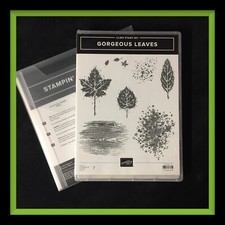 Stampin gorgeous leaves for sale  Shipping to Ireland